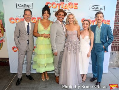 Eric McCormack, Lilli Cooper, Nehal Joshi, Laura Bell Bundy, Dana Steingold and Alex  Photo