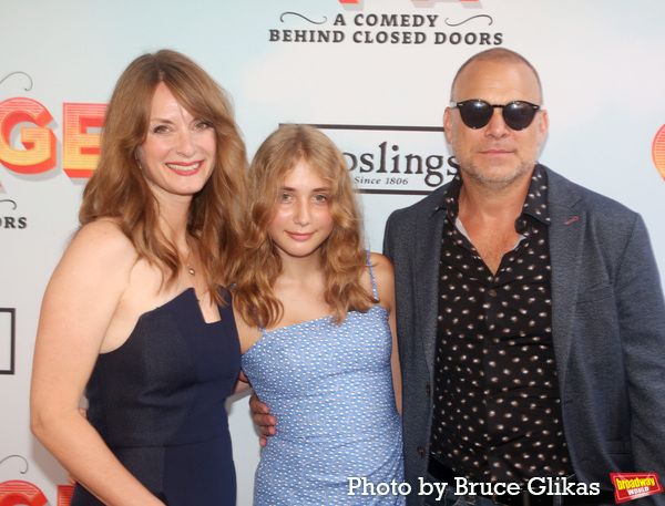 Michelle Federer, Georgia Butz and Norbert Leo Butz Photo