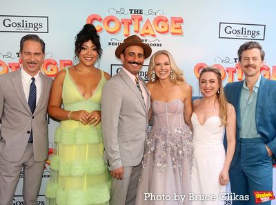 Eric McCormack, Lilli Cooper, Nehal Joshi, Laura Bell Bundy, Dana Steingold and Alex  Photo