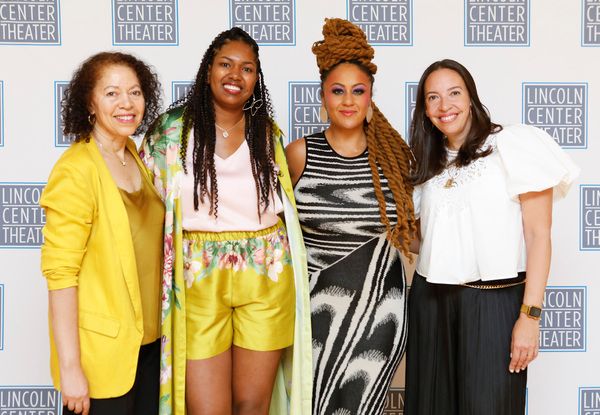 Kim Euell, Candrice Jones, director Lileana Blain-Cruz and basketball consultant Ambe Photo