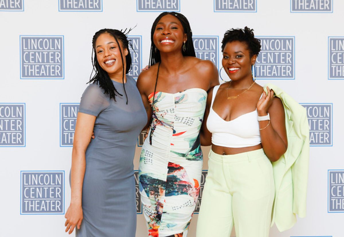 Ciara Monique, Tamera Tomakili and Brittany Bellizeare at 