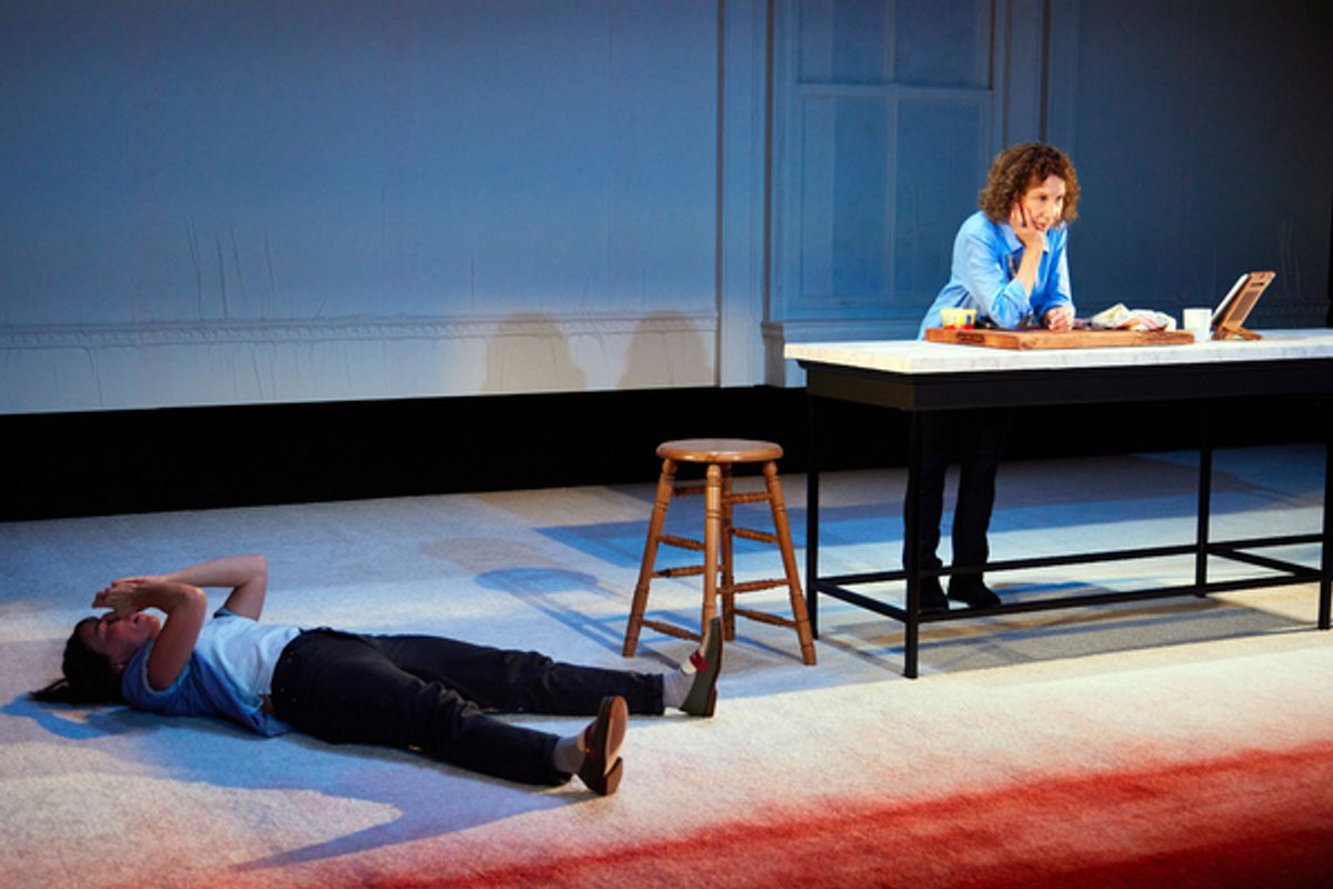 Leslie Rodriguez Kritzer and Rhea Perlman at 