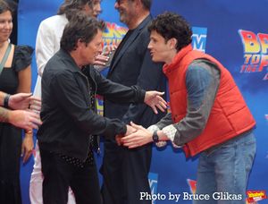 Michael J. Fox and Casey Likes @ BroadwayWorld Michael J. Fox and Casey Likes Photo