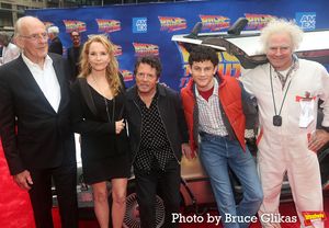 Christopher Lloyd, Lea Thompson, Michael J. Fox, Casey Likes and Roger Bart @ BroadwayWorld Christopher Lloyd, Lea Thompson, Michael J. Fox, Casey Likes and Roger Bart Photo