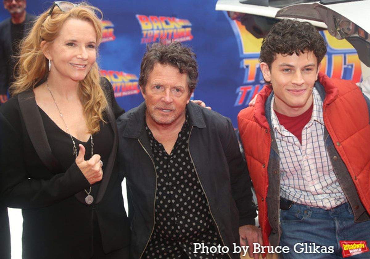 Lea Thompson, Michael J. Fox and Casey Likes  at 
