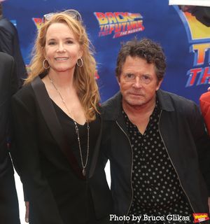 Lea Thompson and Michael J. Fox Photo