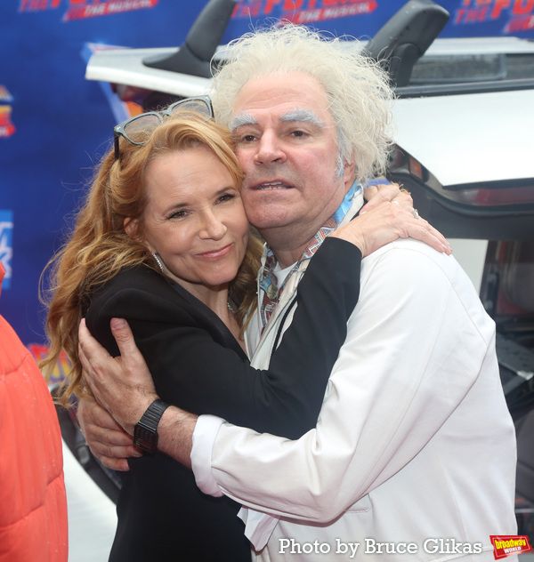 Lea Thompson and Roger Bart Photo