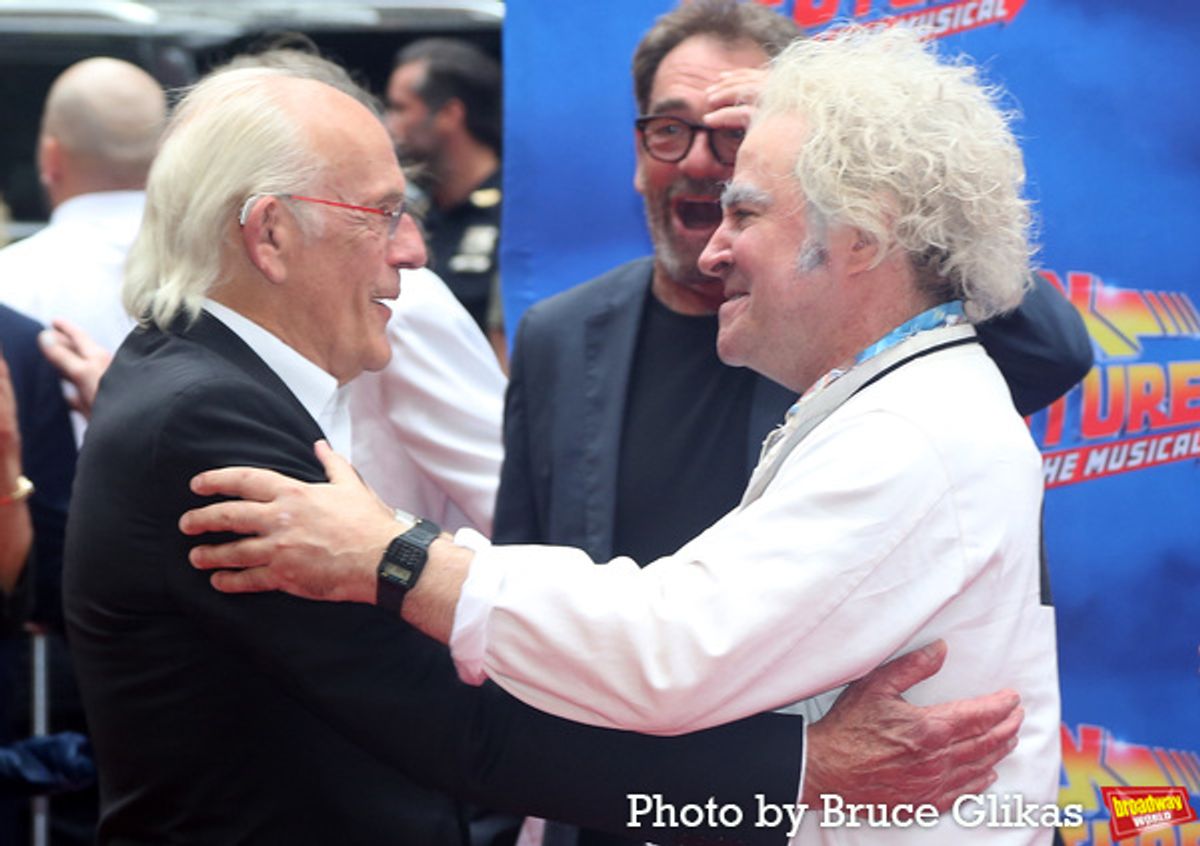 Christopher Lloyd and Roger Bart at 