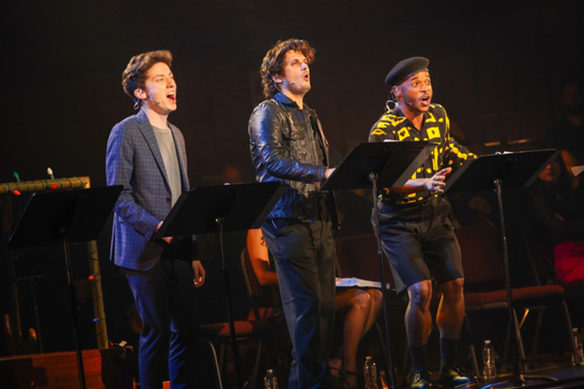 Andrew Barth Feldman, Alex Boniello,  Terrance Johnson at 