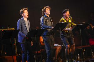 Andrew Barth Feldman, Alex Boniello, Terrance Johnson @ BroadwayWorld Andrew Barth Feldman, Alex Boniello, Terrance Johnson Photo