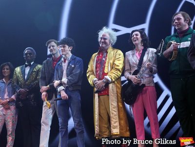 Jelani Remy, Hugh Coles, Casey Likes, Roger Bart, Liana Hunt, and Nathaniel Hackmann  Photo