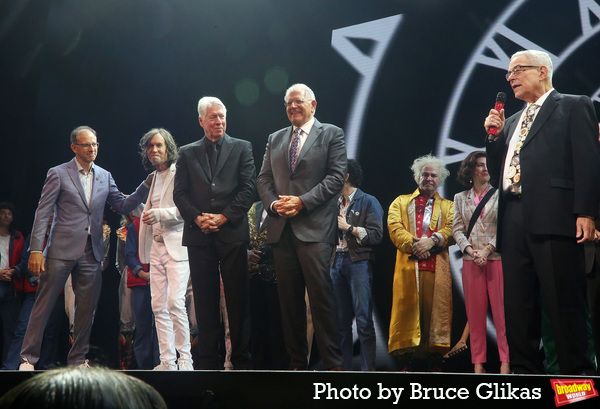 John Rando, Glen Ballard, Alan Silvestri, Robert Zemeckis and Bob Gale Photo