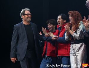 Huey Lewis and The Cast of "Back to The Future" Photo
