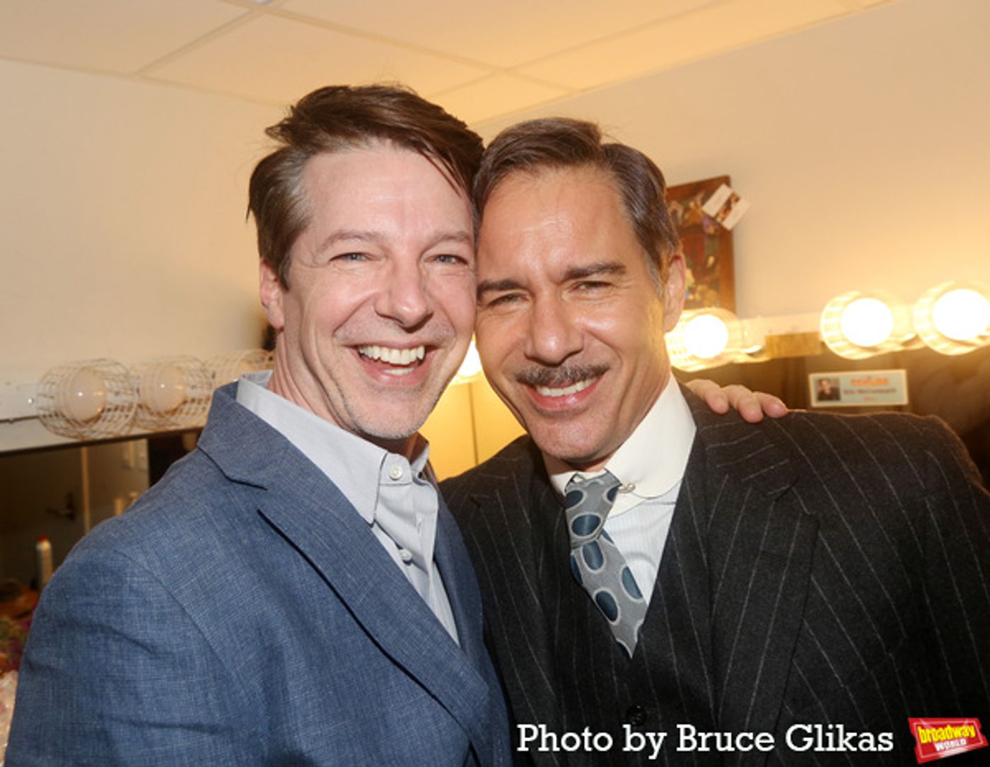 Photos: It's a Will & Grace Reunion Backstage at THE COTTAGE  Image