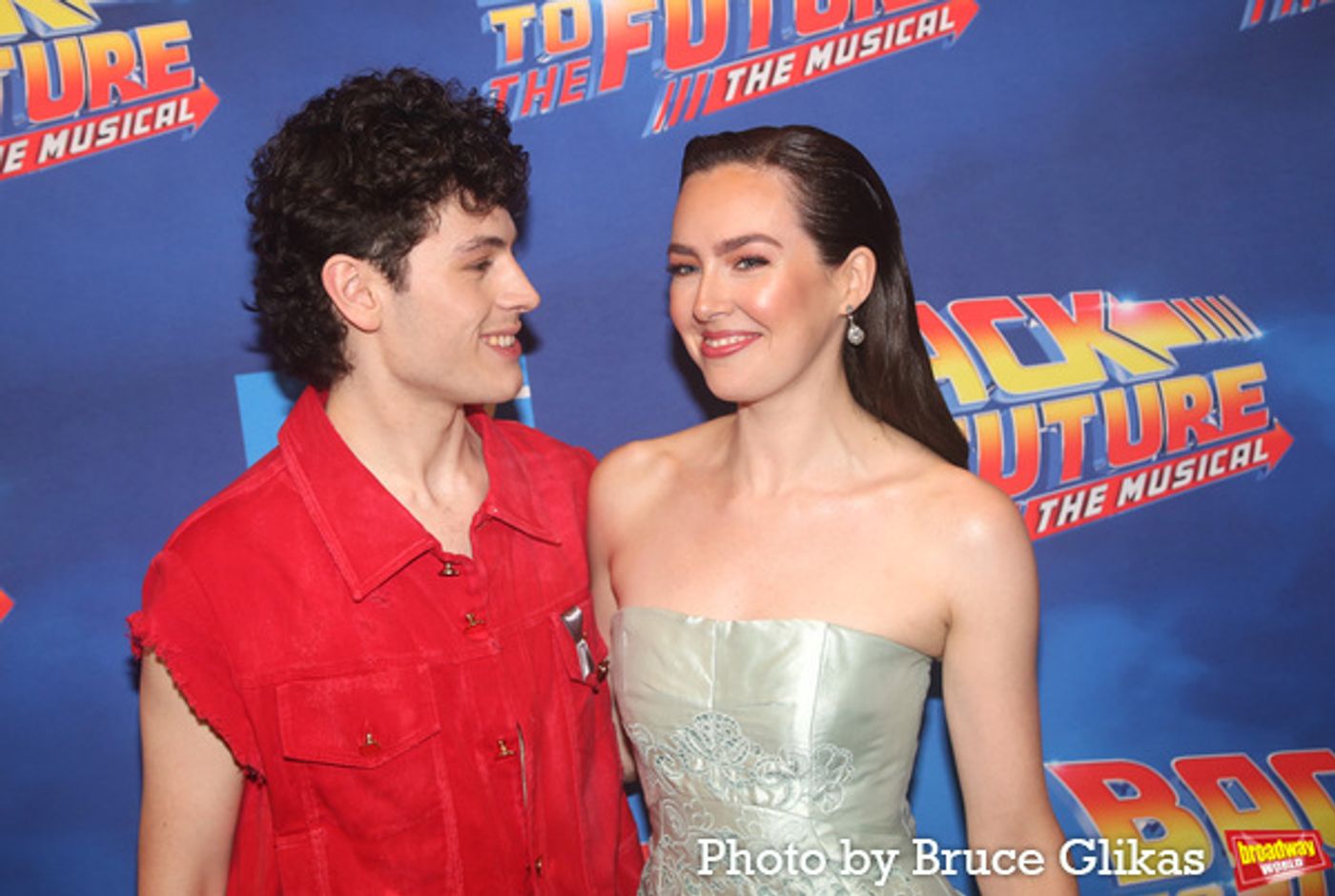 Photos: The Cast of BACK TO THE FUTURE Walks The Red Carpet For Their Gala Performance  Image