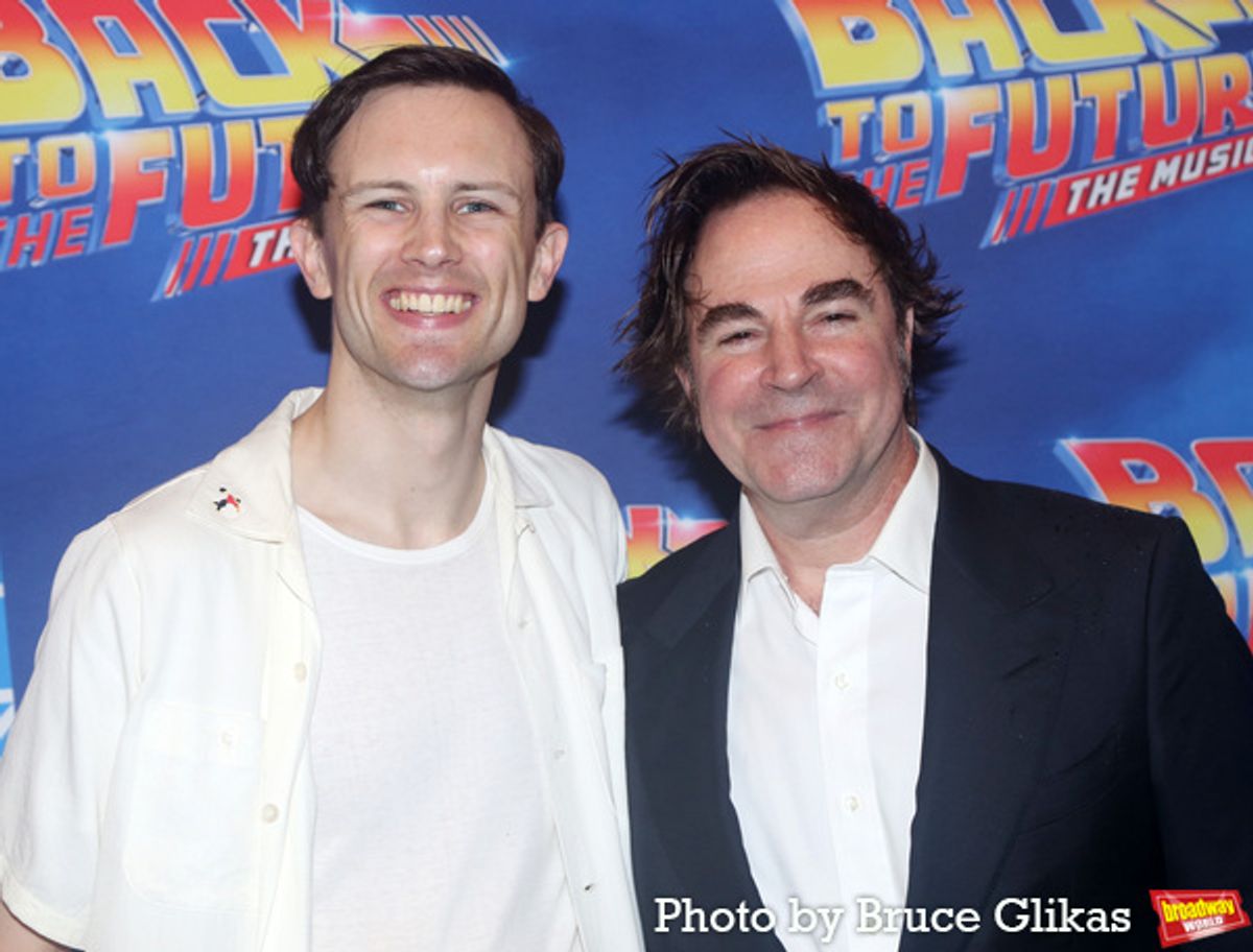Hugh Coles and Roger Bart at 