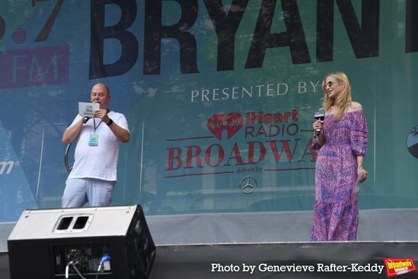 Cubby Bryant and Christine Nagy 106.7 Lite FM Photo