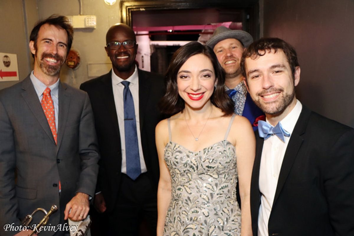 Andy Warren, Jay Sawyer, Michael O''Brien, Julie Benko, Jason Yeager at Photos: Julie Benko Brings JULIE SINGS JULE to Birdland