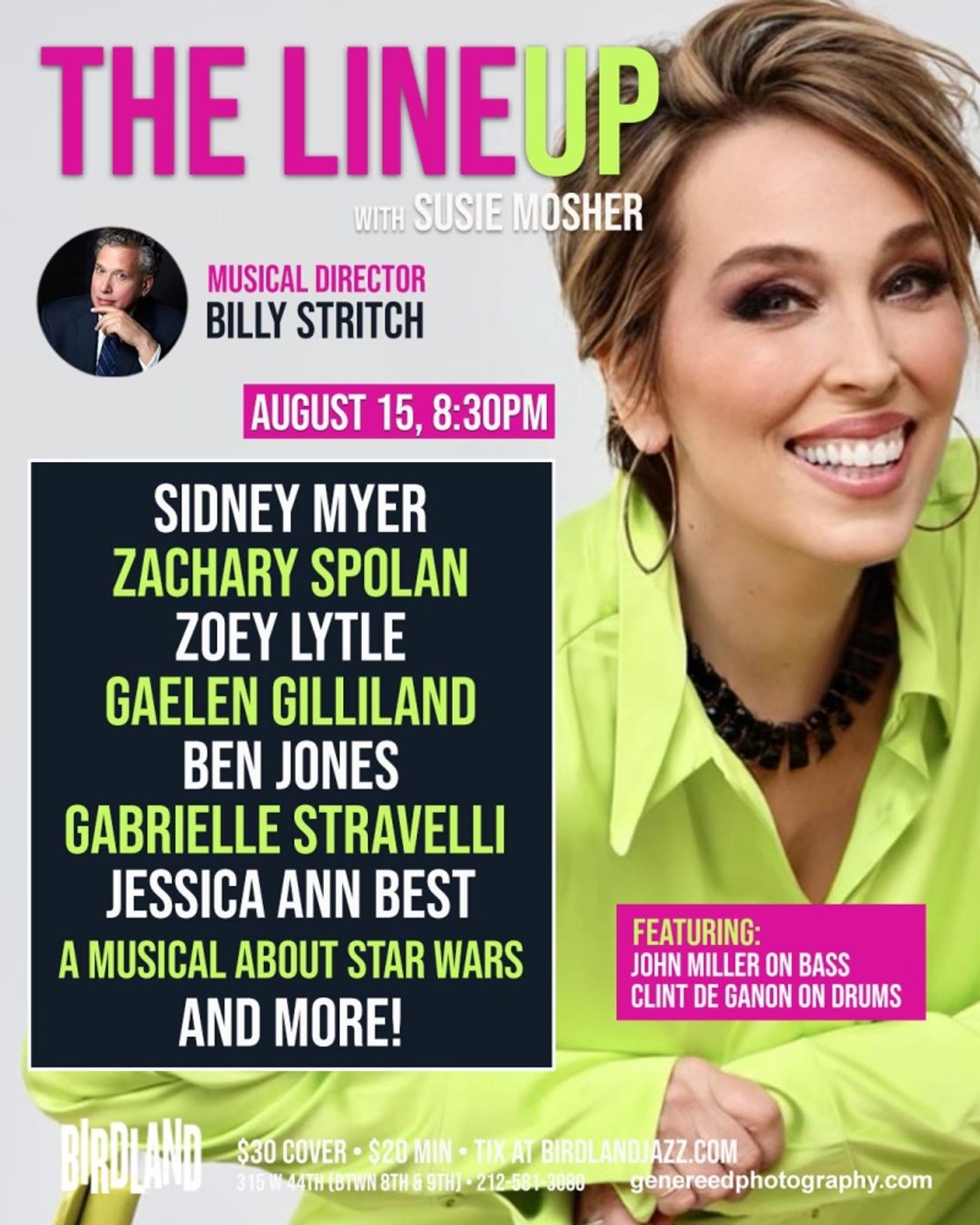 Photos: August 8th THE LINEUP WITH SUSIE MOSHER In A Chris Ruetten Photo Flash Photos: August 8th THE LINEUP WITH SUSIE MOSHER In A Chris Ruetten Photo Flash Image