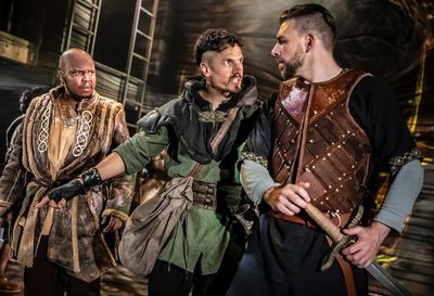 Folarin Akinmade, Aeron Sidwell, Peter Dukes  Photo