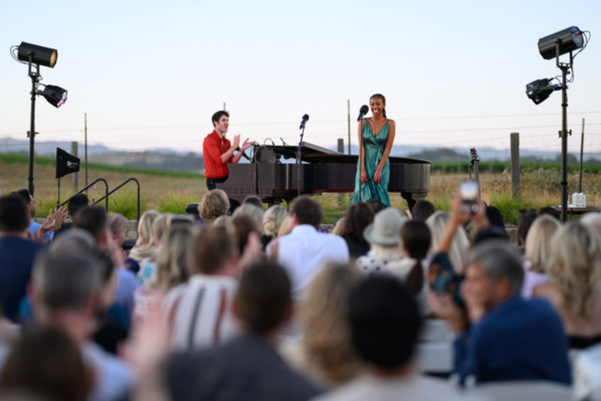 Darren Criss, Amarech Mendez at 