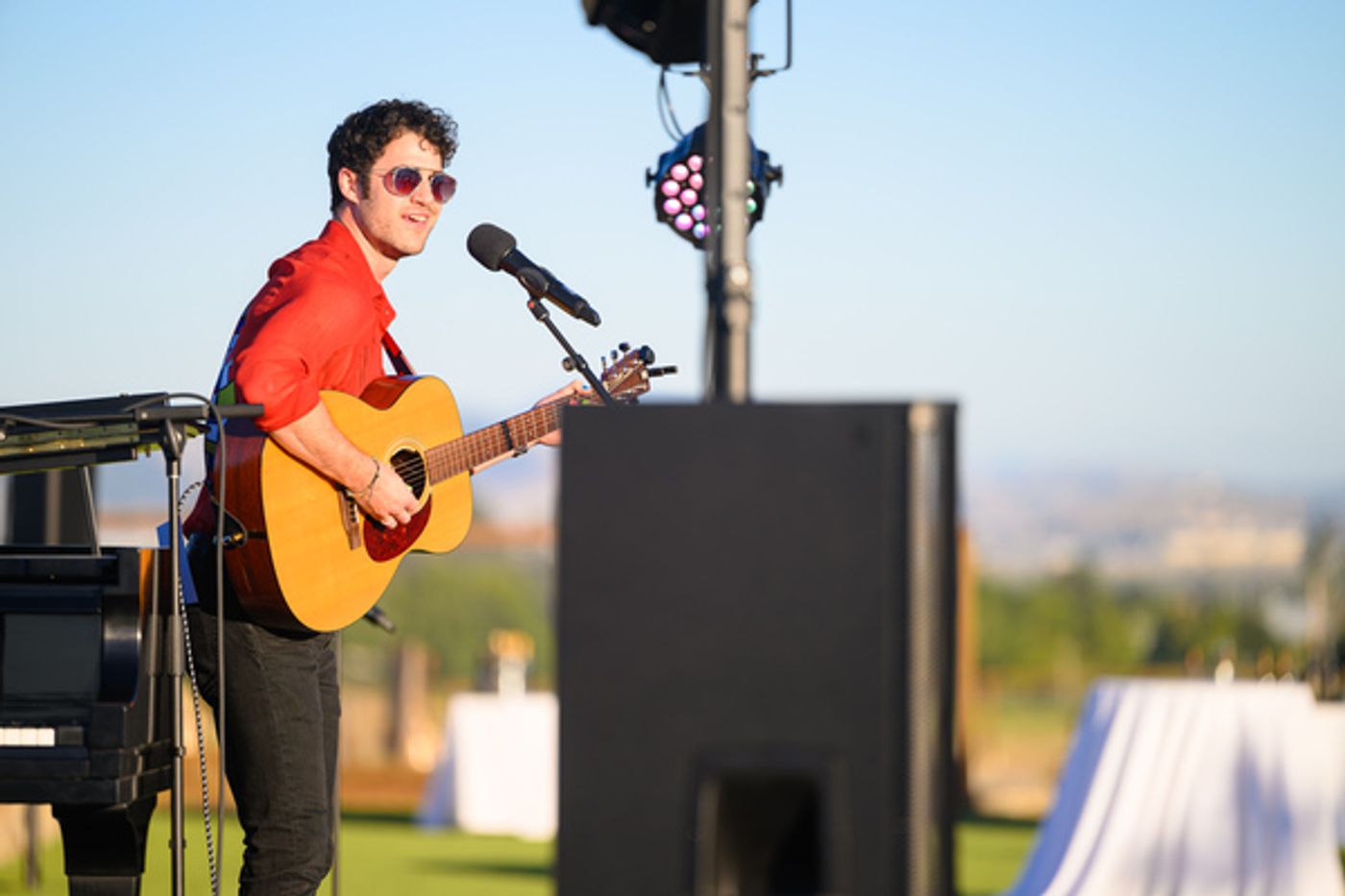 Photos: Darren Criss Takes the Stage at Broadway and Vine  Image