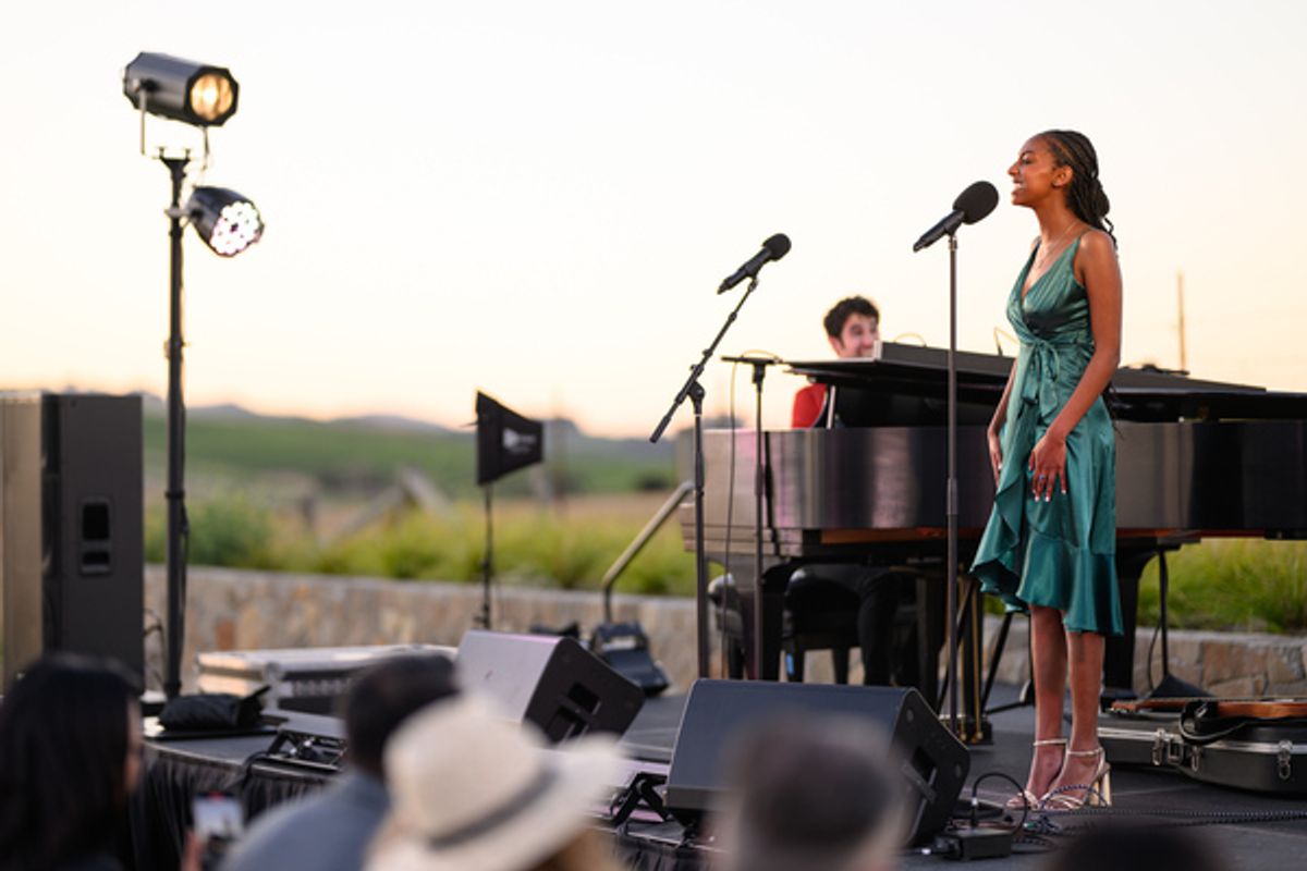 Darren Criss, Amarech Mendez at 