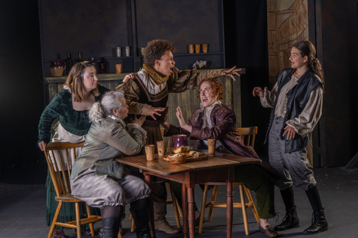 Leah Kenney, Paula Glen, Tammy Brown, Francesca Hansen-DiBello, Ezri Acton at 