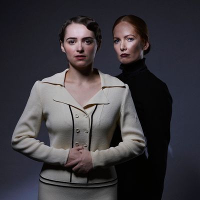 Lauren Jones as Second Mrs de Winter and Kara Lane as Mrs Danvers Photo