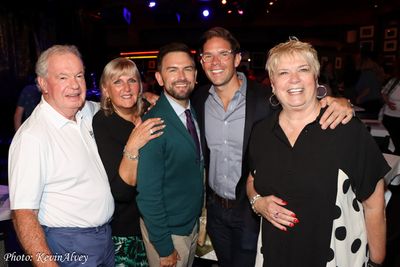 Dolores and Rich McLaughlin, Daniel Reichard, Frank DiLella, Pat DiLella Photo
