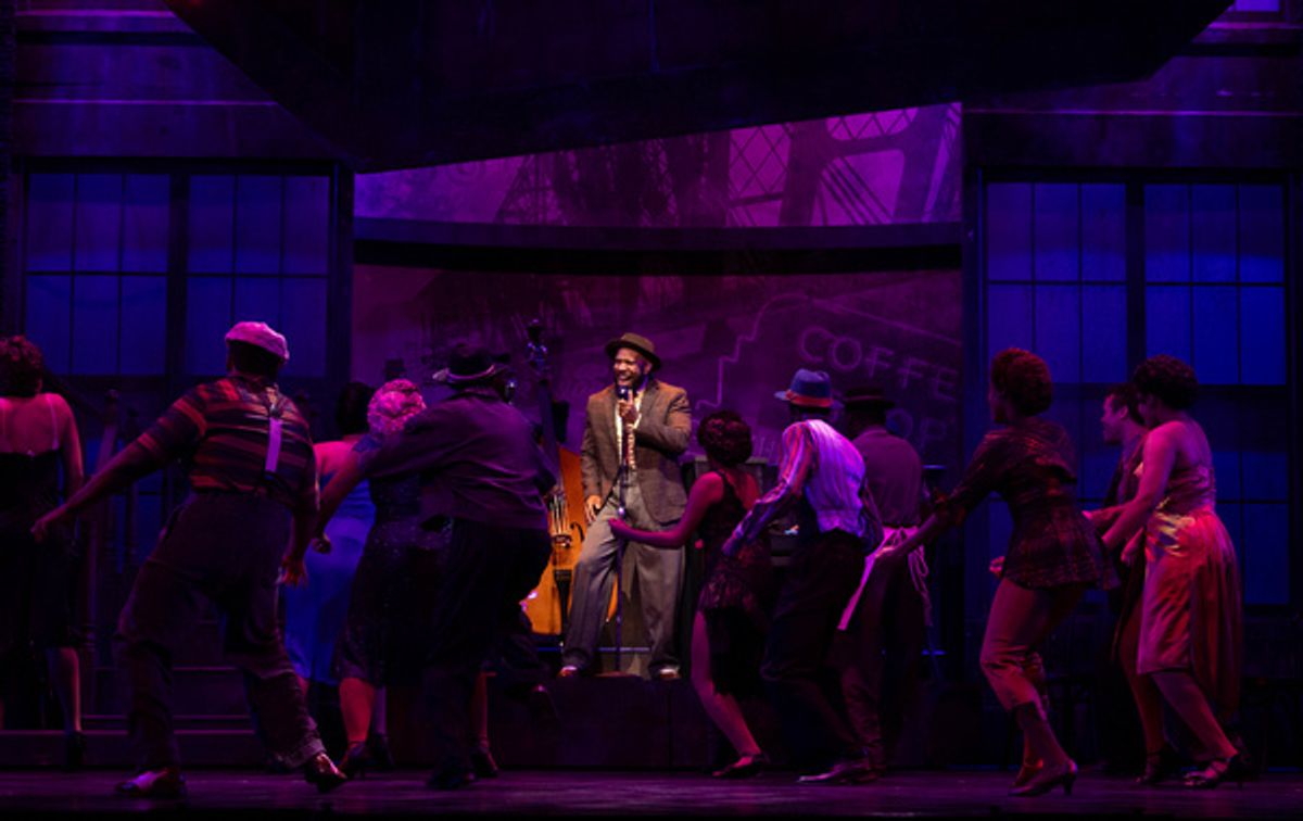 George L. Brown and the Company of MEMPHIS at 