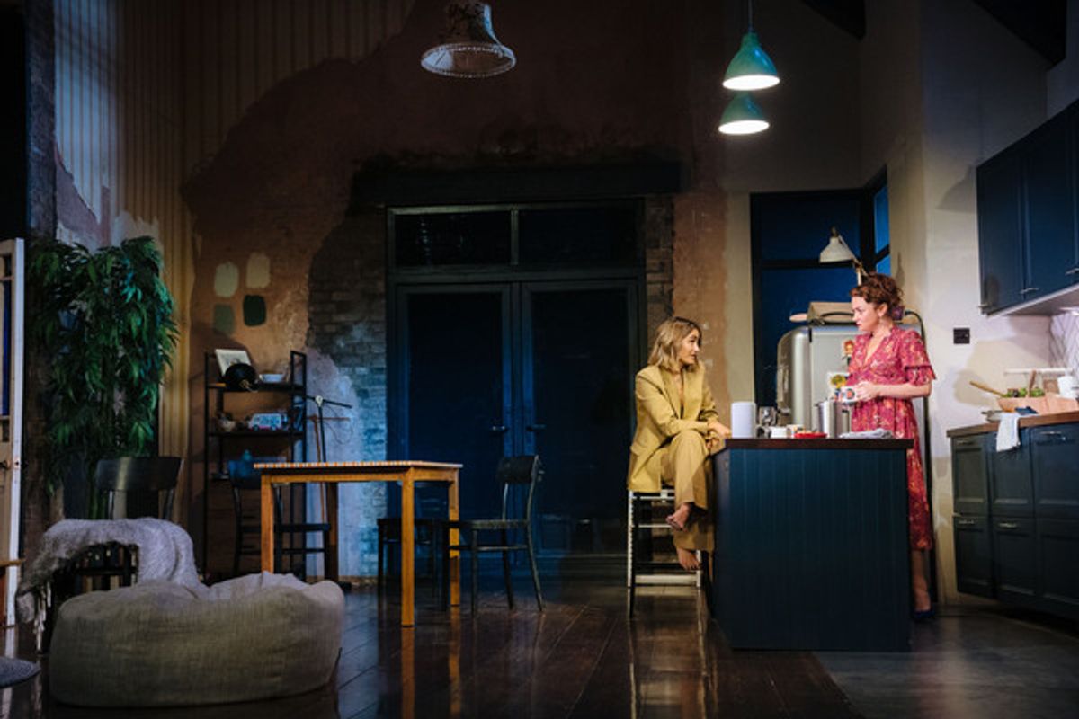 Frankie Bridge and Jaime Winstone at 