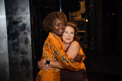 Karine Jean-Pierre and Tovah Feldshuh Photo