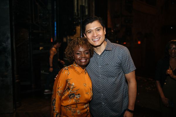 Karine Jean-Pierre and Paolo Montalban
 Photo