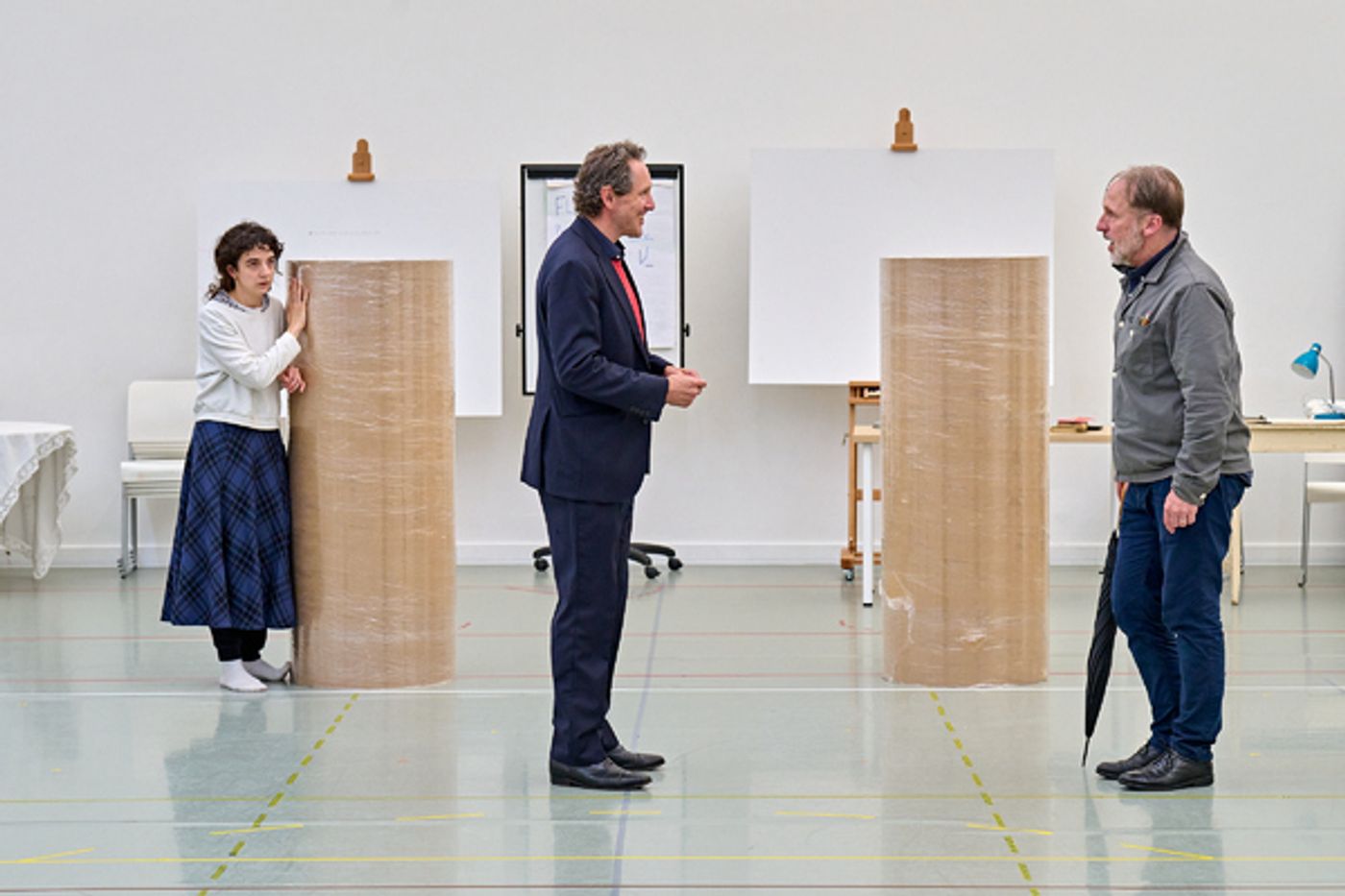 Photos: First Look at Patsy Ferran and Bertie Carvel in Rehearsal for PYGMALION at the Old Vic  Image