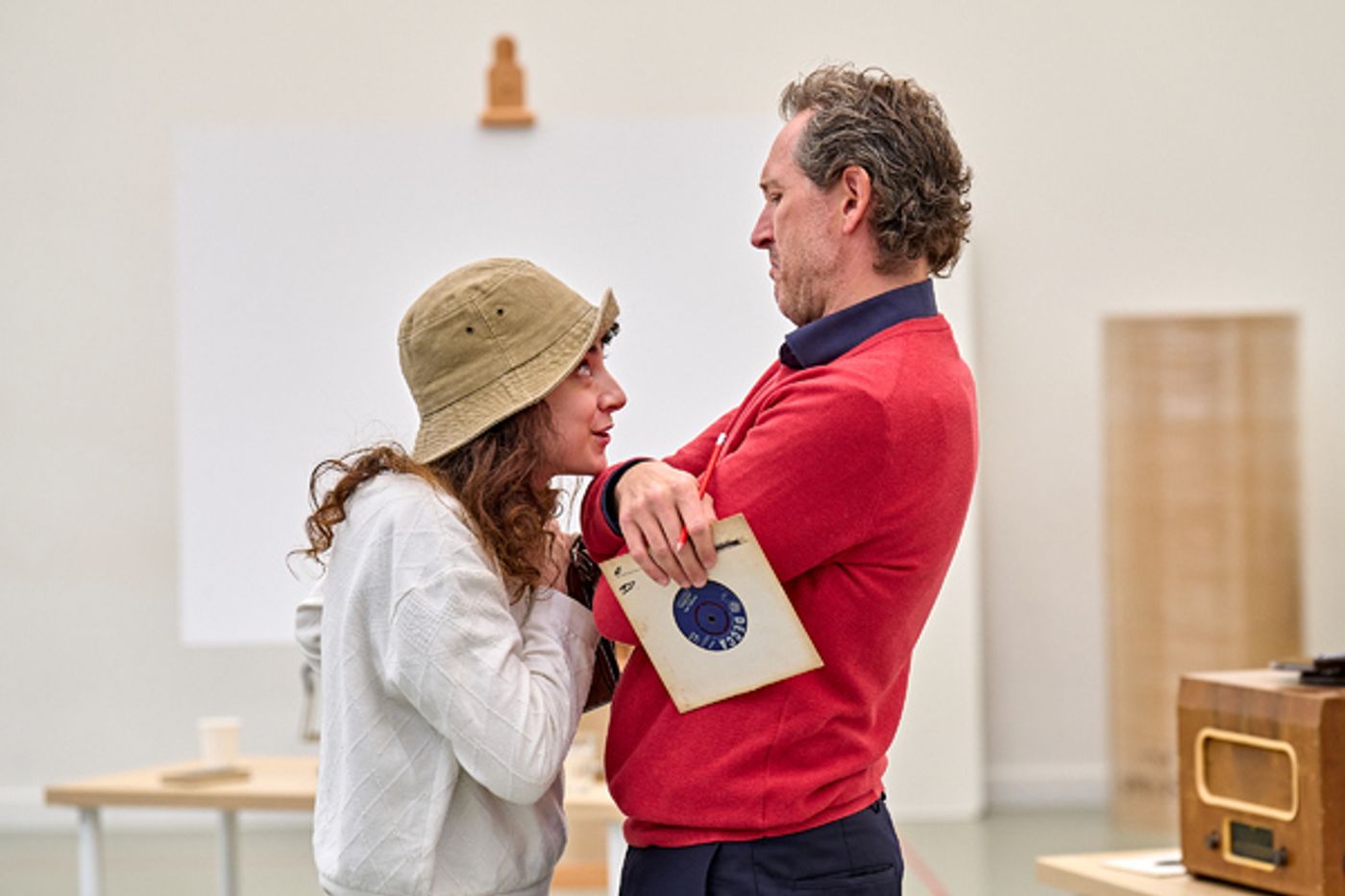 Photos: First Look at Patsy Ferran and Bertie Carvel in Rehearsal for PYGMALION at the Old Vic  Image