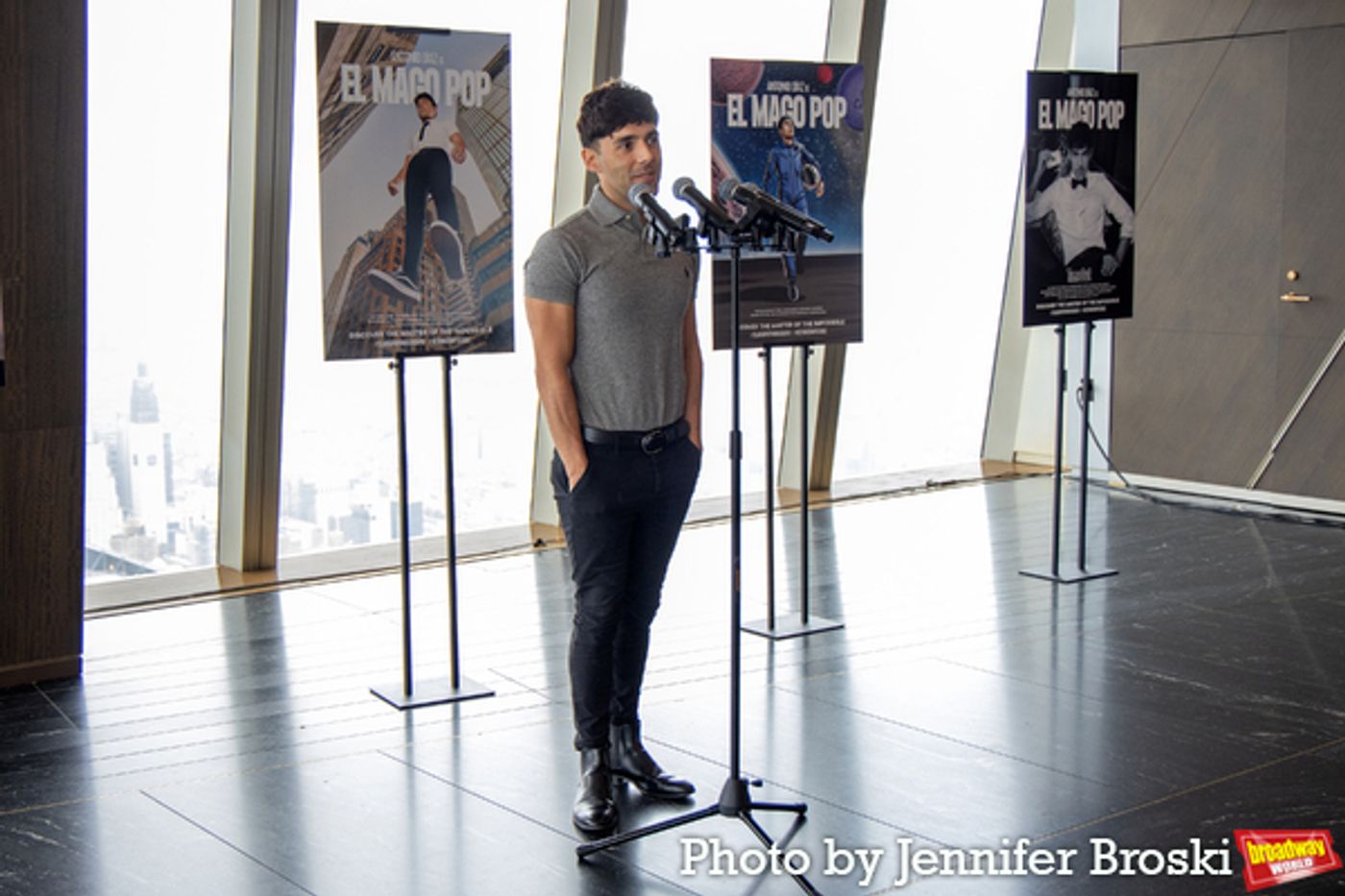 Photos: Antonio Díaz, El Mago Pop, Meets the Press Photos: Antonio Díaz, El Mago Pop, Meets the Press Image