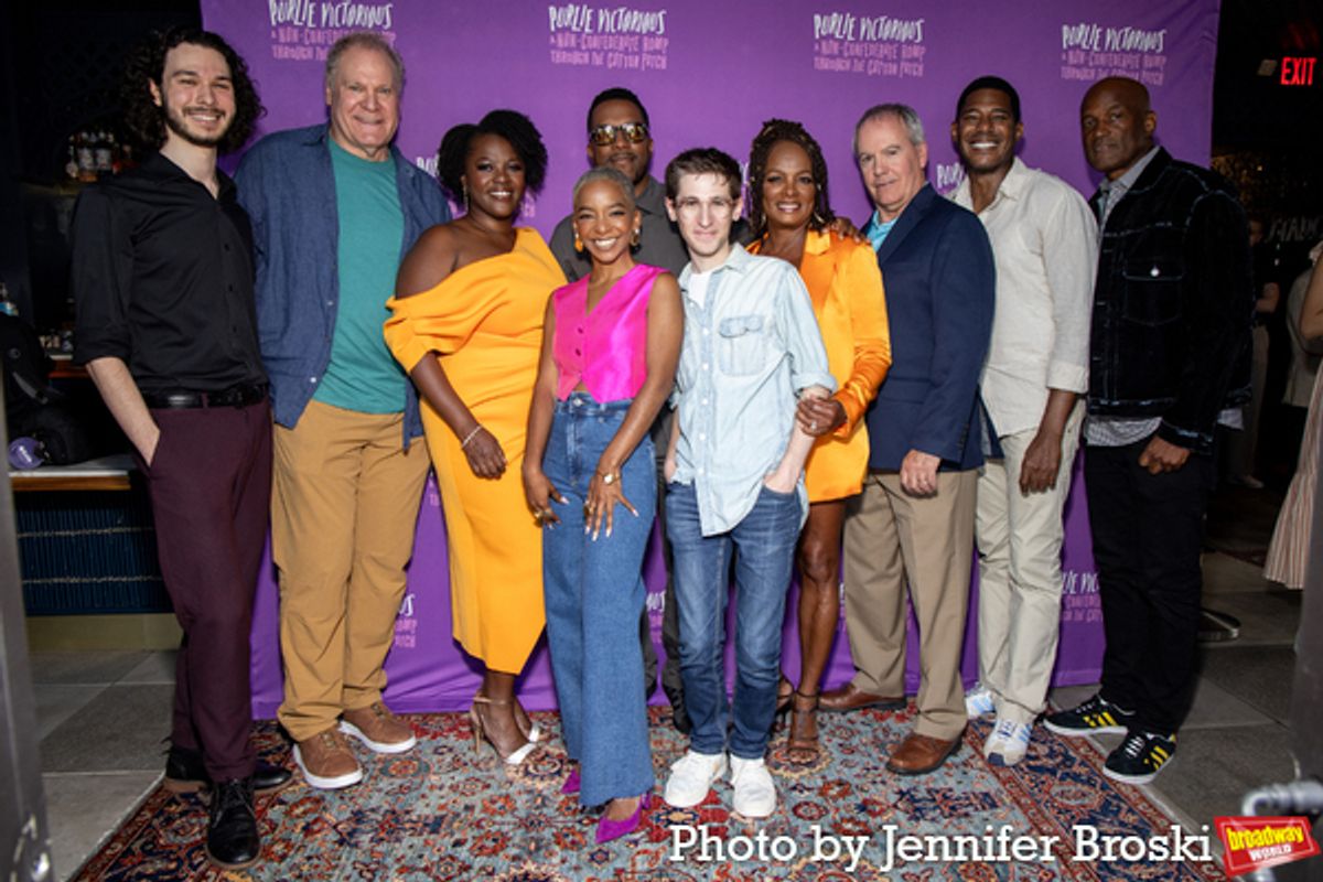 Noah Pyzik, Jay O. Sanders, Heather Alicia Simms, Kara Young, Leslie Odom, Jr., Noah Robbins, Vanessa Bell Calloway, Bill Timoney, Billy Eugene Jones, Kenny Leon at 