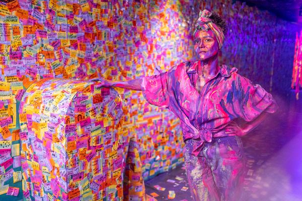 Photos: Alexa Meade Paints Amber Gray, Derek Klena, Drew Gehling, and More!  Image