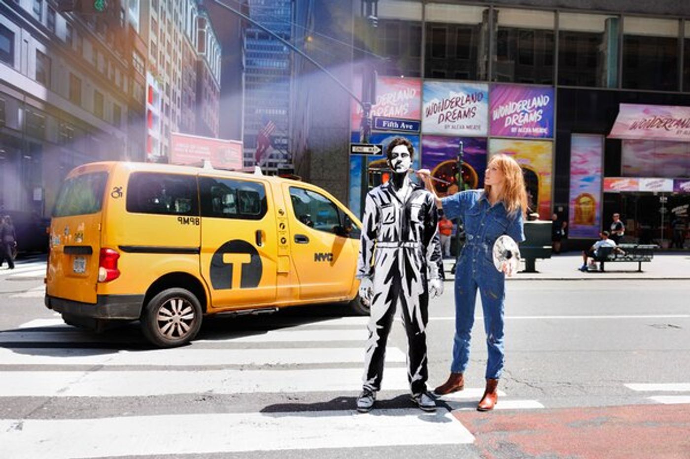 Photos: Alexa Meade Paints Amber Gray, Derek Klena, Drew Gehling, and More!  Image