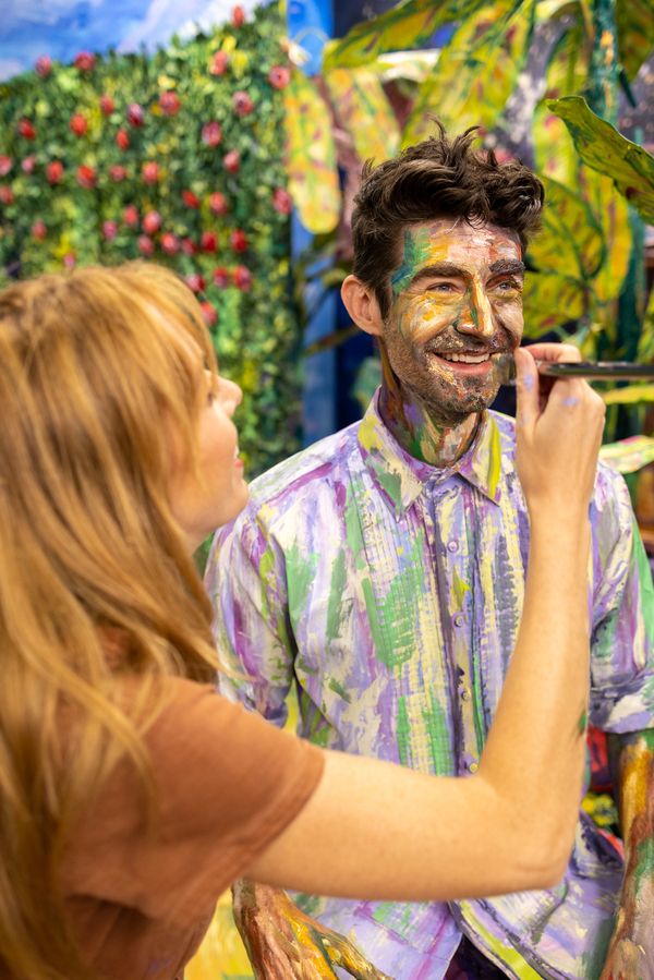 Photos: Alexa Meade Paints Amber Gray, Derek Klena, Drew Gehling, and More!  Image