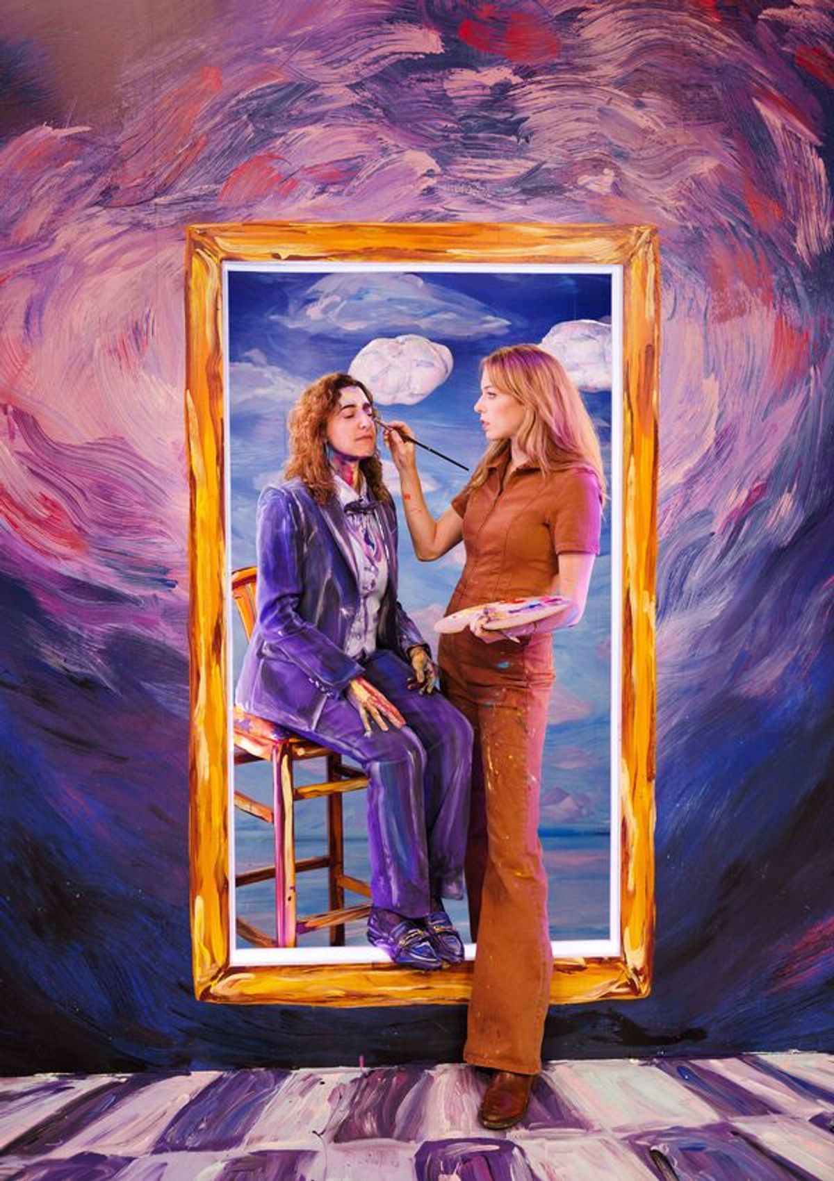 Eva Price and Alexa Meade at 