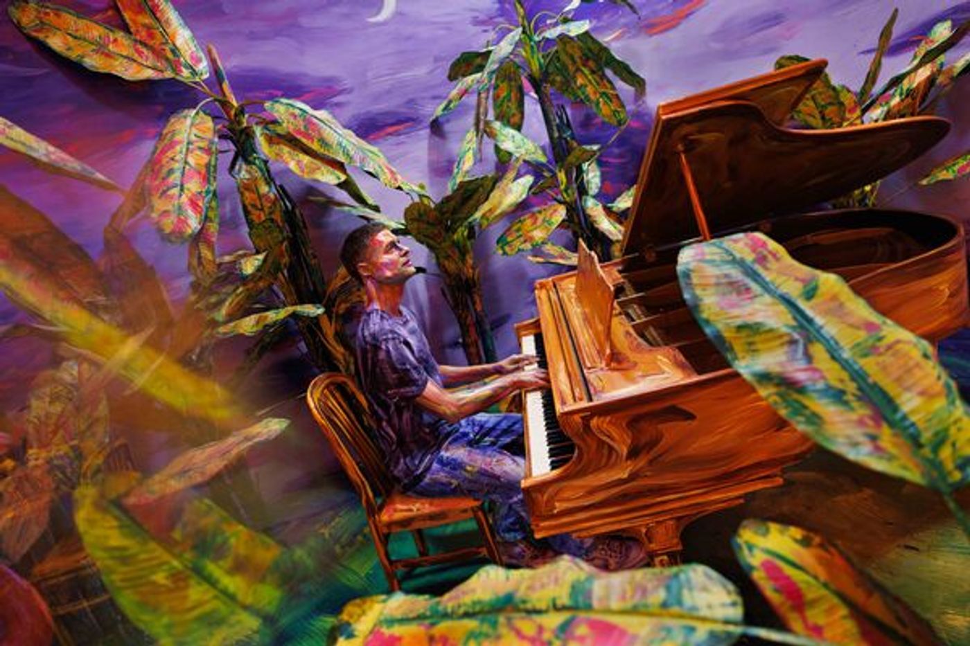 Photos: Alexa Meade Paints Amber Gray, Derek Klena, Drew Gehling, and More!  Image