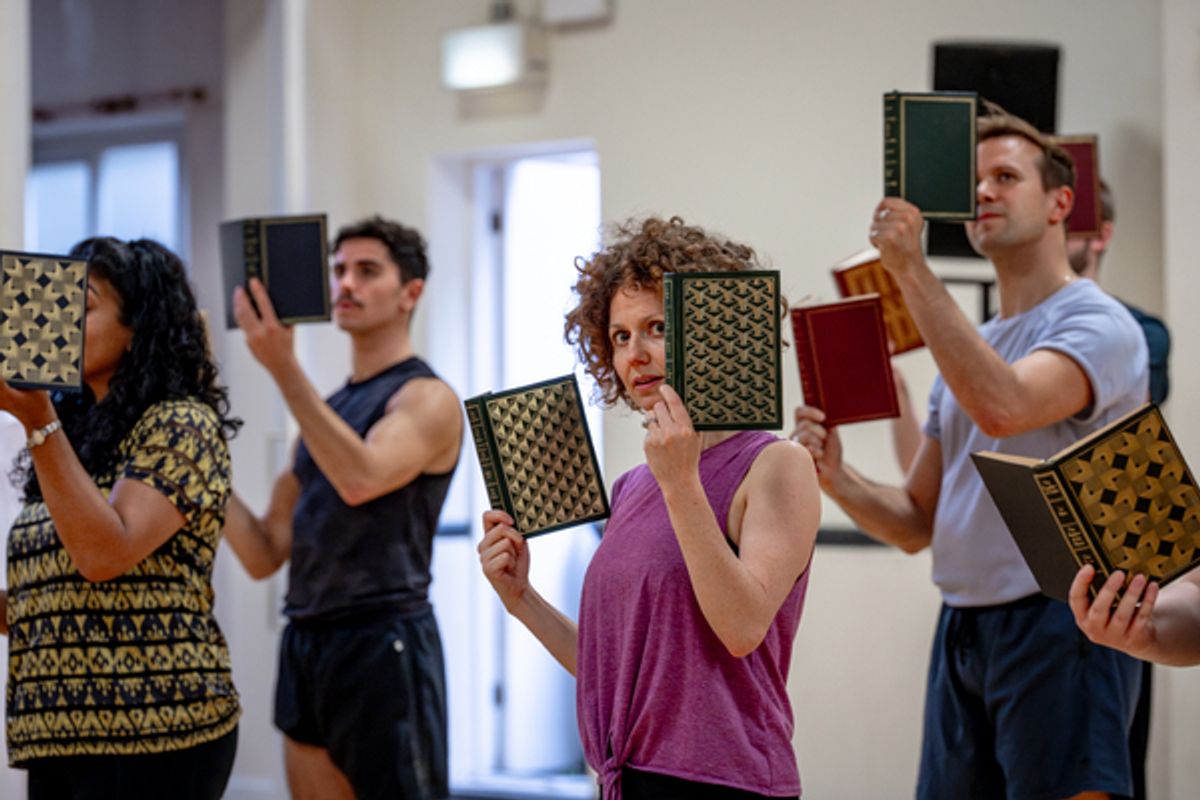 Michal Horowicz and cast at 