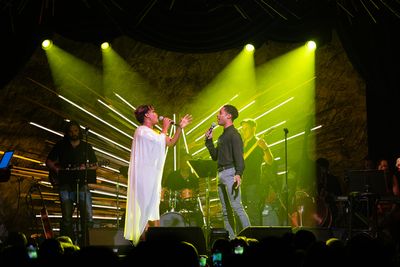 Raena White and Demarius Copes Photo