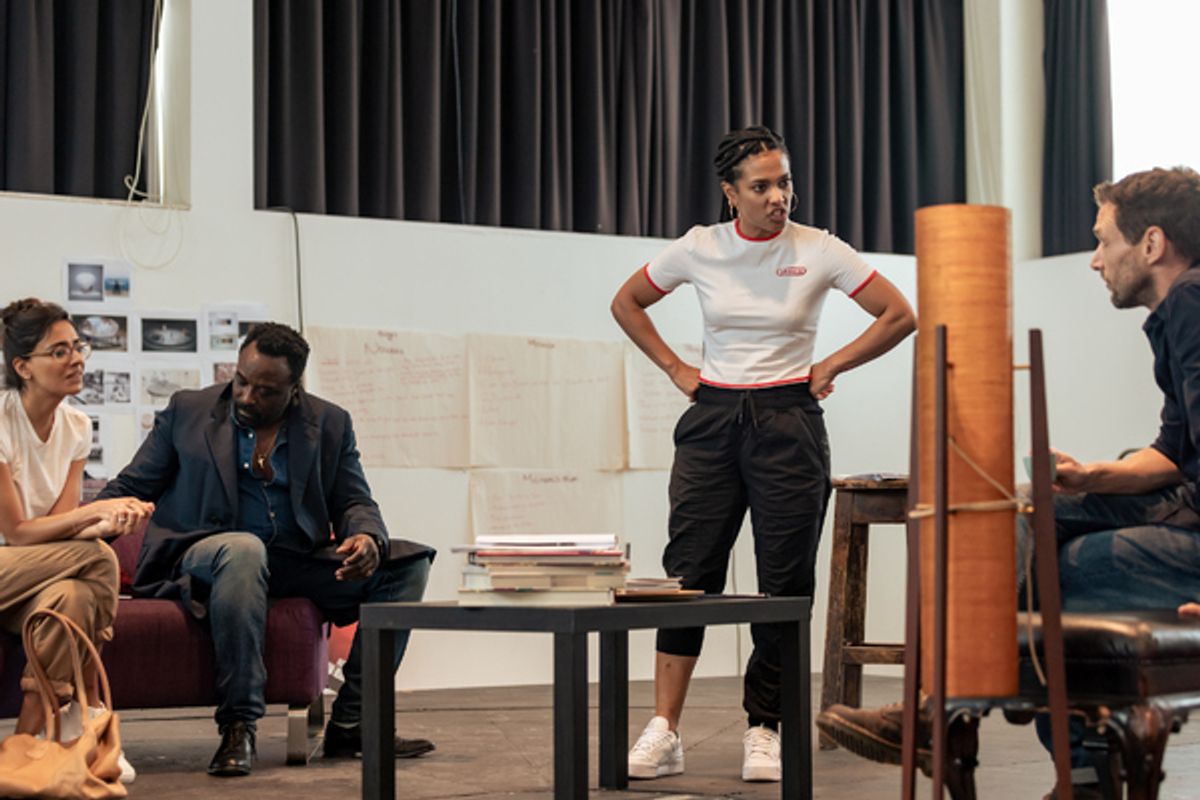 Dinita Gohil, Ariyon Bakare, Freema Agyeman, Martin Hutson at 