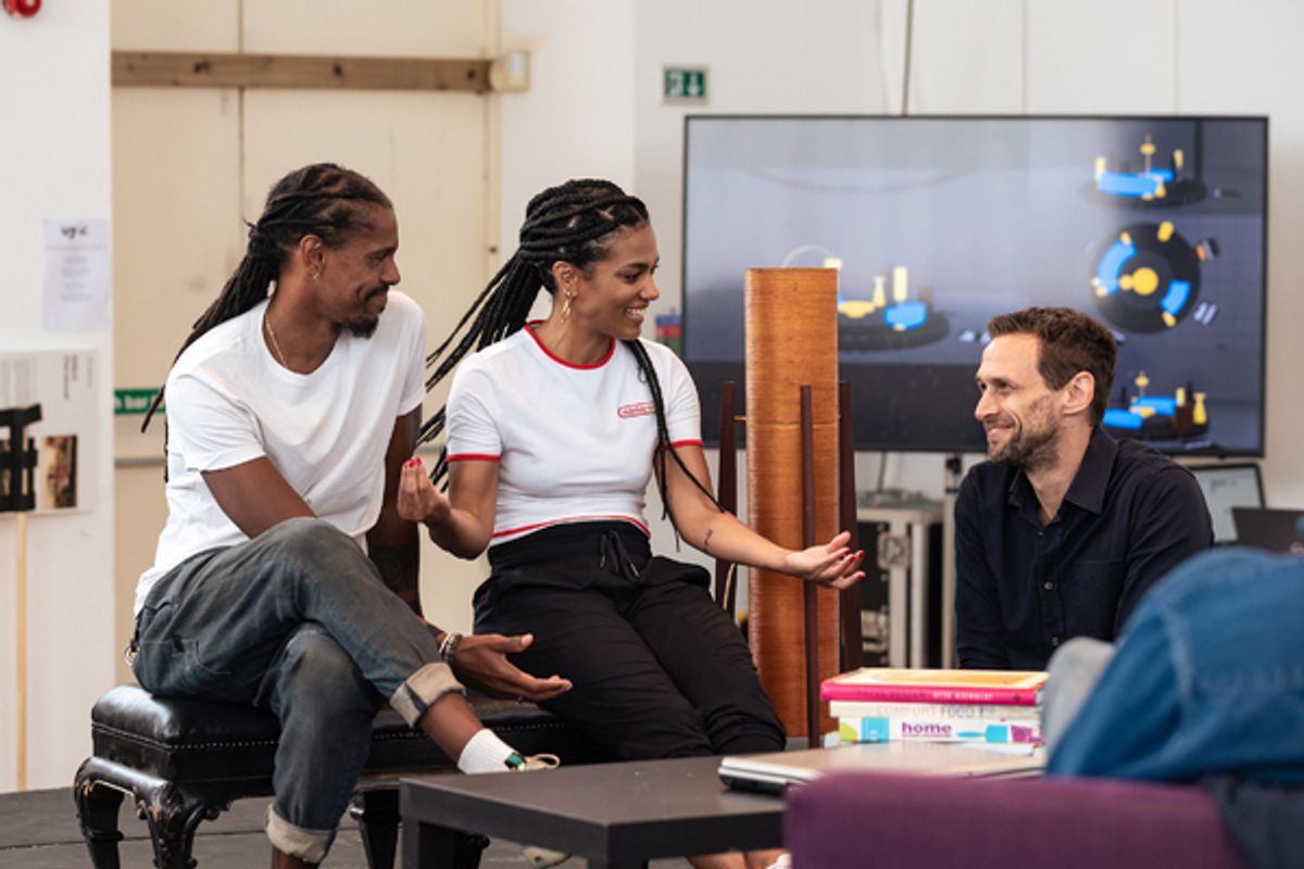 Nicholai La Barrie, Freema Agyeman, Martin Hutson at 