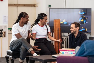 Nicholai La Barrie, Freema Agyeman, Martin Hutson Photo