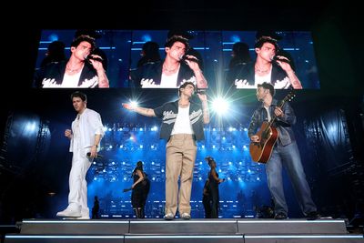 Nick Jonas, Joe Jonas, and Kevin Jonas Photo