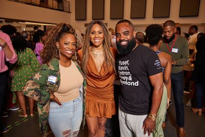 Kandi Burruss, Deborah Cox, Todd Tucker Photo